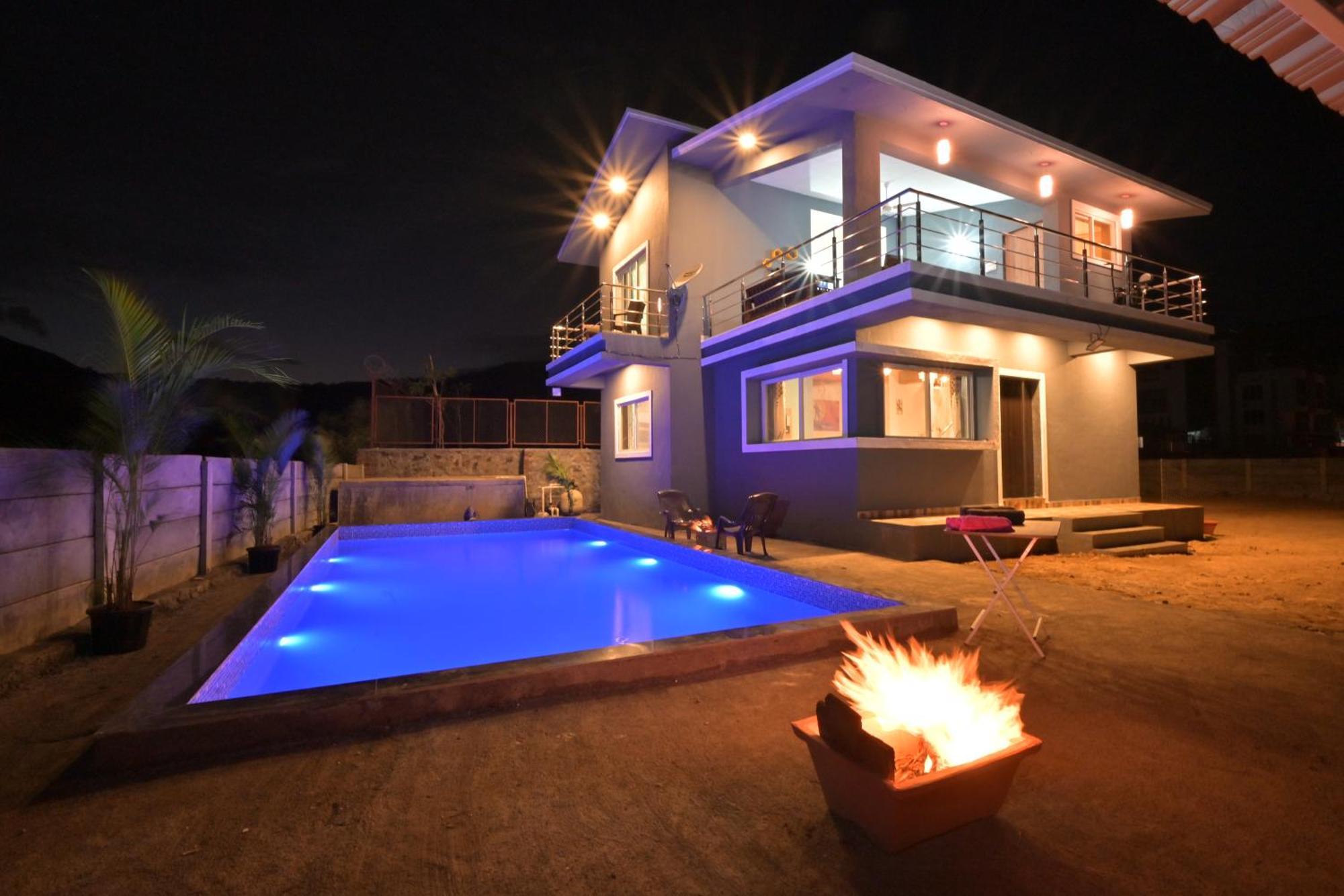 Empyrean Stay II Mirage Villa II Ac II 4Bhk II Largest Pool In Lonavala Li Εξωτερικό φωτογραφία