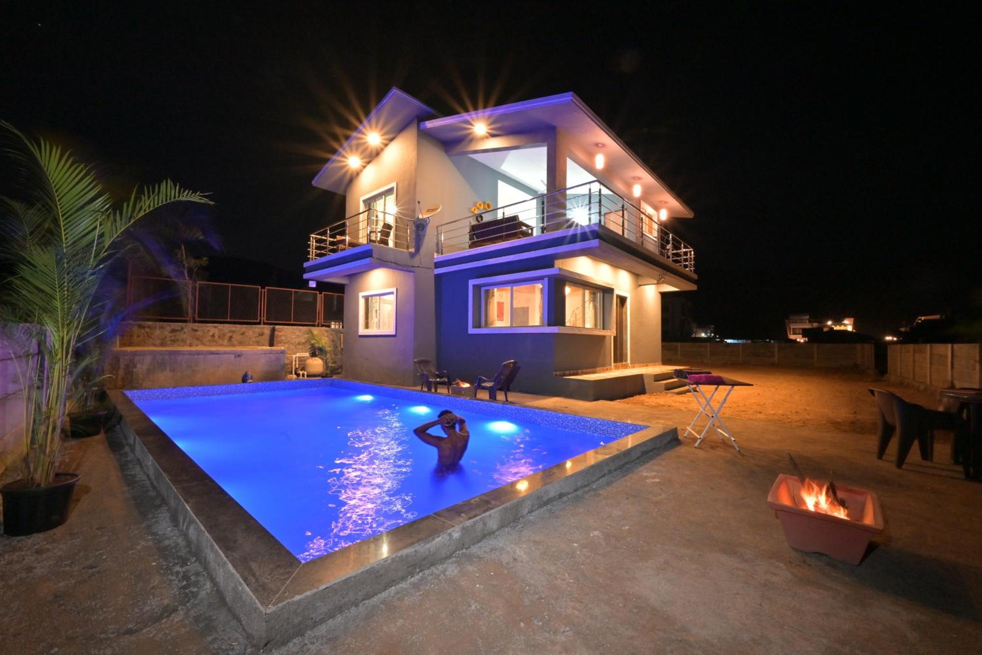 Empyrean Stay II Mirage Villa II Ac II 4Bhk II Largest Pool In Lonavala Li Εξωτερικό φωτογραφία