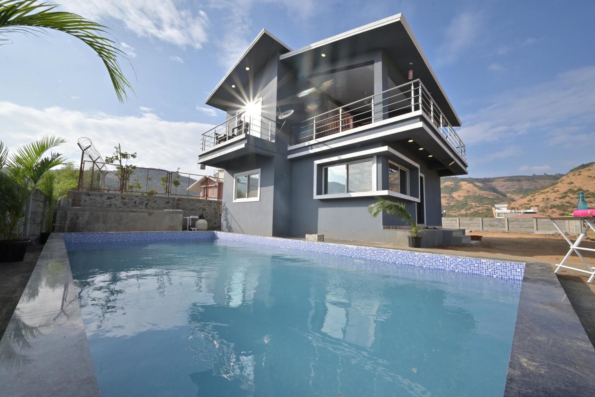 Empyrean Stay II Mirage Villa II Ac II 4Bhk II Largest Pool In Lonavala Li Εξωτερικό φωτογραφία