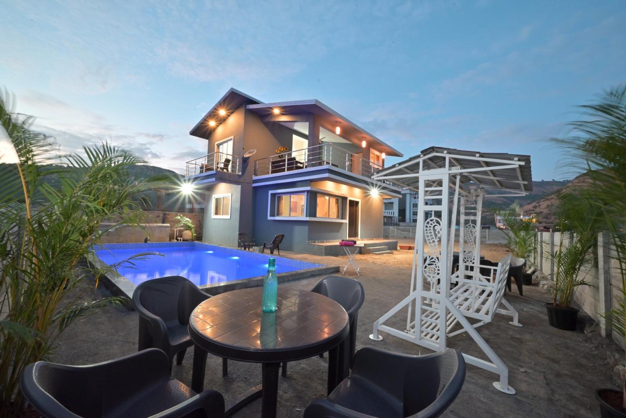 Empyrean Stay II Mirage Villa II Ac II 4Bhk II Largest Pool In Lonavala Li Εξωτερικό φωτογραφία
