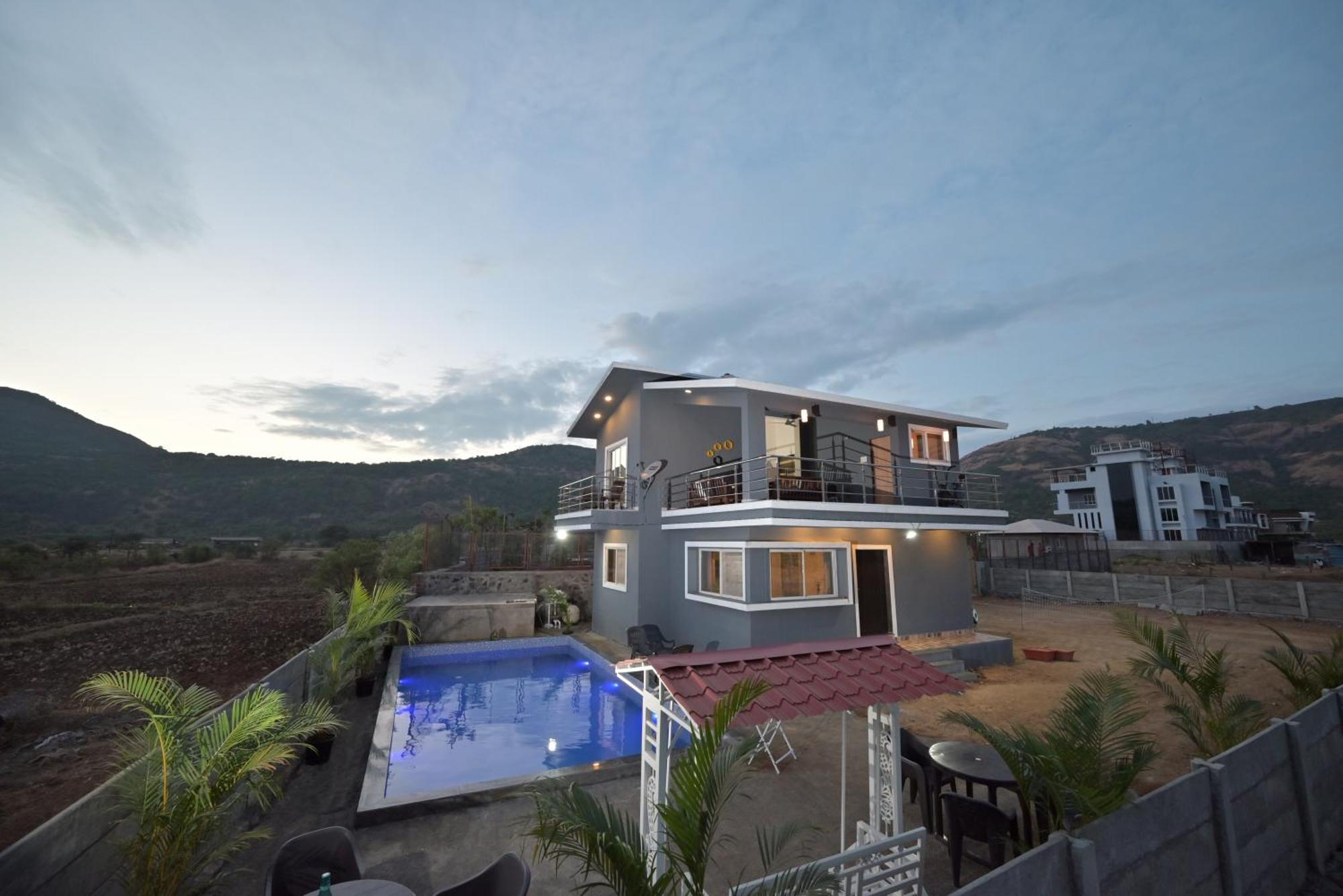 Empyrean Stay II Mirage Villa II Ac II 4Bhk II Largest Pool In Lonavala Li Εξωτερικό φωτογραφία