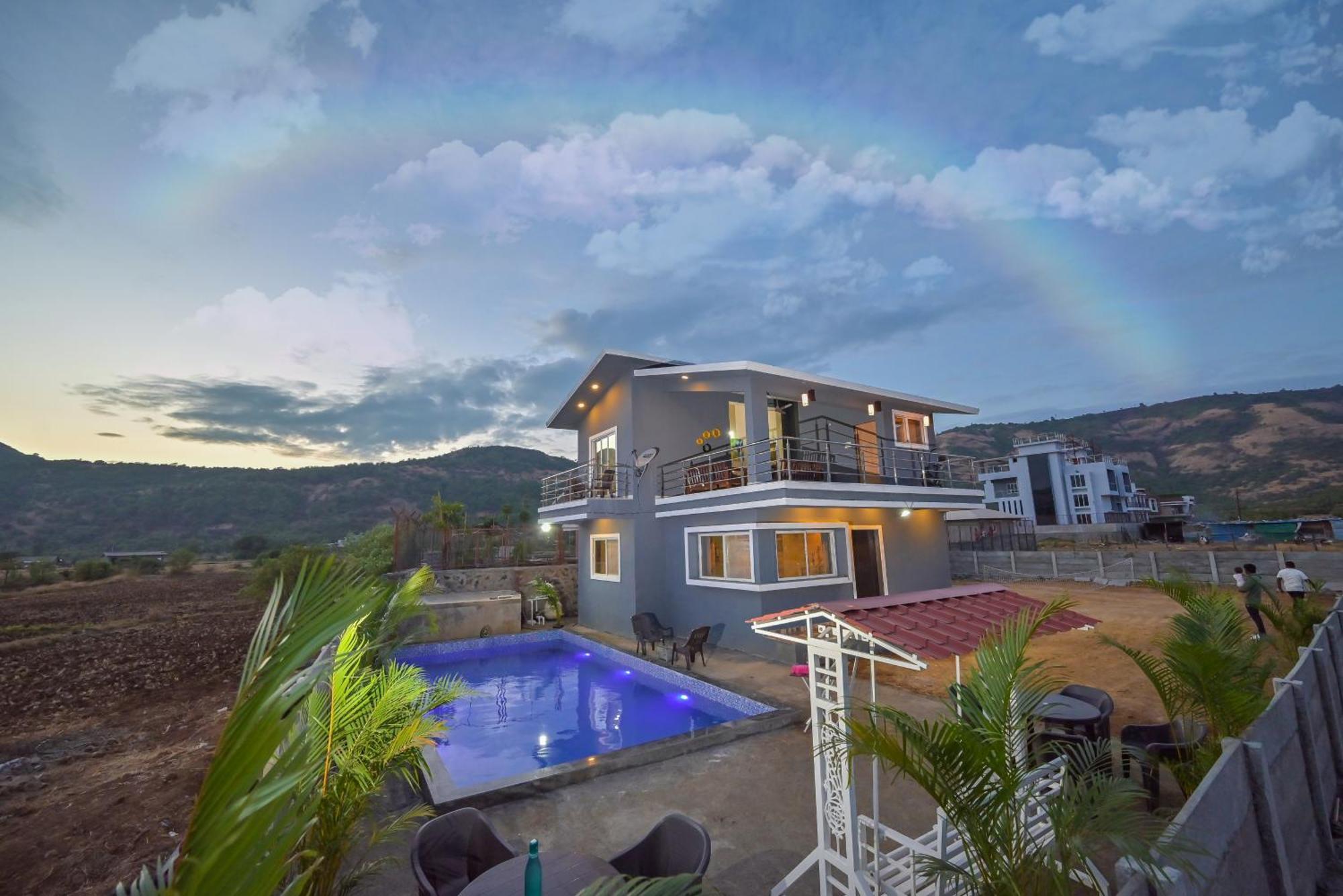 Empyrean Stay II Mirage Villa II Ac II 4Bhk II Largest Pool In Lonavala Li Εξωτερικό φωτογραφία