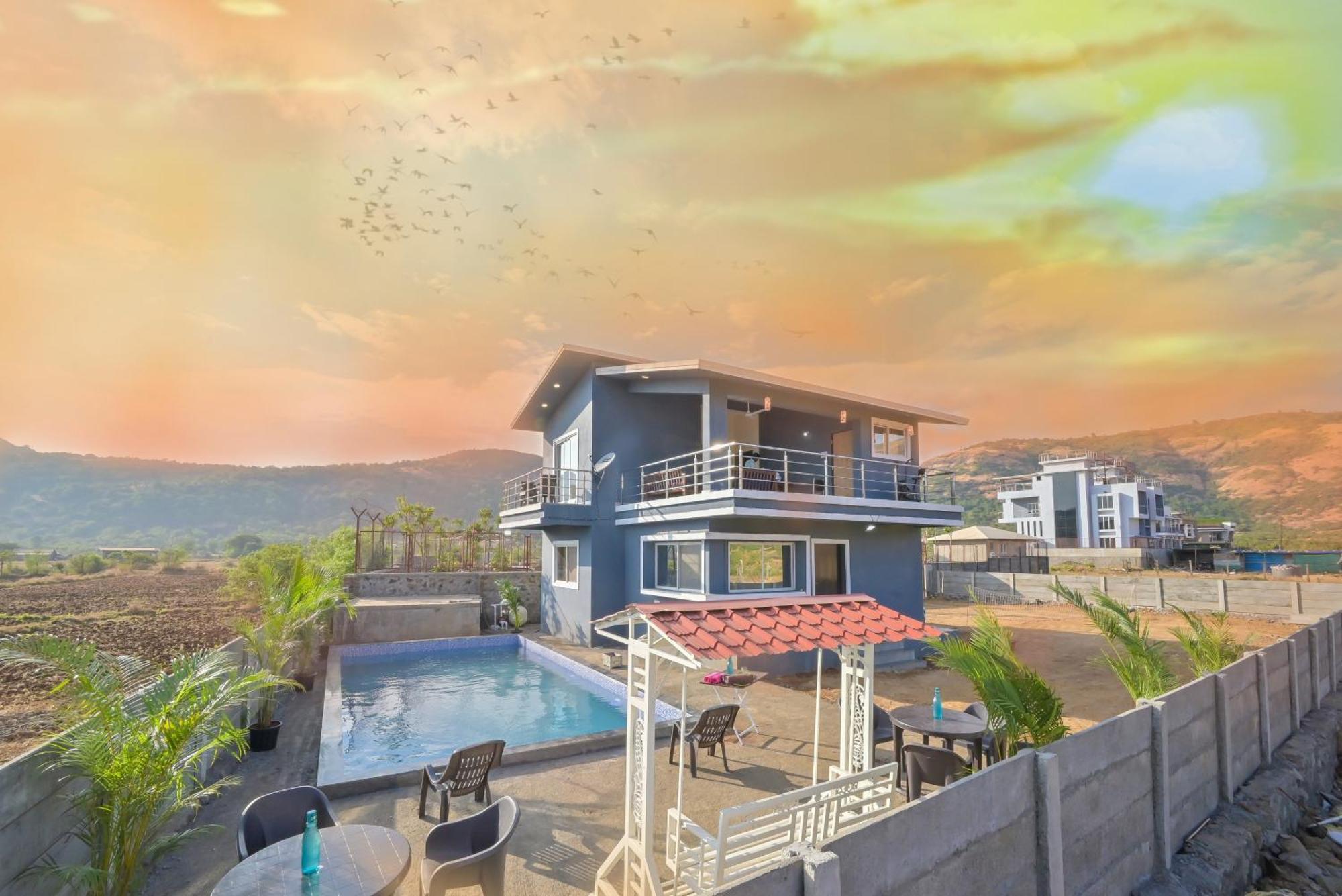 Empyrean Stay II Mirage Villa II Ac II 4Bhk II Largest Pool In Lonavala Li Εξωτερικό φωτογραφία